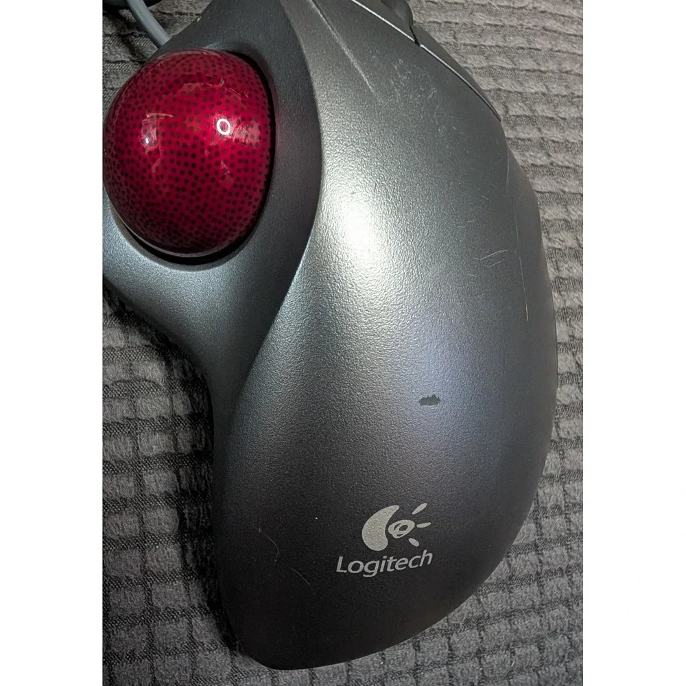 Logitech TrackMan Marble Wired Trackball Mouse - Model T-BB18